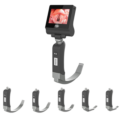 Laringoscopio video rígido reutilizable recargable para la intubación de la anestesia general