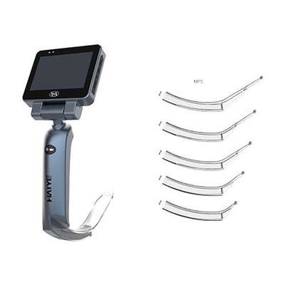 Capa anti de la niebla del laringoscopio video médico de 3,0 pulgadas con 5 cuchillas disponibles