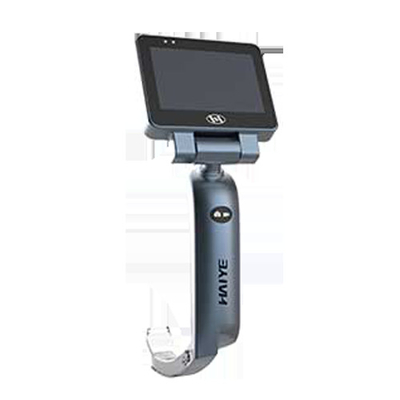 Laringoscopio de vídeo Haiye de sala de operaciones con pantalla táctil LCD de 3,5 pulgadas con resolución de cuchillas desechables 2368*1296