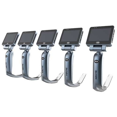 Laringoscopio video médico de la anestesia de 3,0 pulgadas con 5 cuchillas disponibles