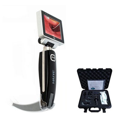 Laringoscopio óptico médico de acero inoxidable de la pantalla de 8GB HD para el adulto
