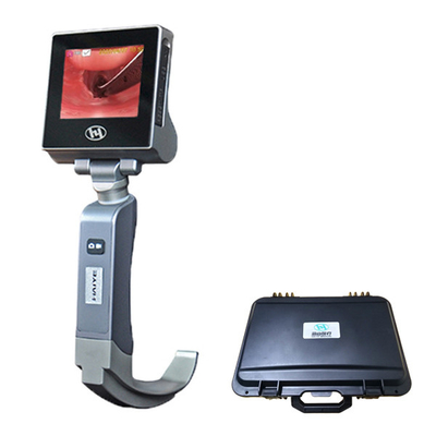 HYHJ - Videolaringoscopio reutilizable de acero inoxidable KC con batería recargable de 3400 mA