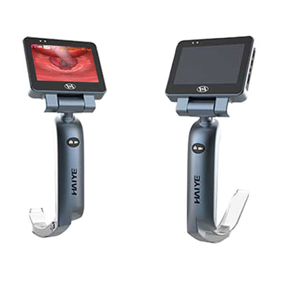 Laringoscopio de video con pantalla LCD HD de 3″ 5+3 hojas de laringoscopios desechables