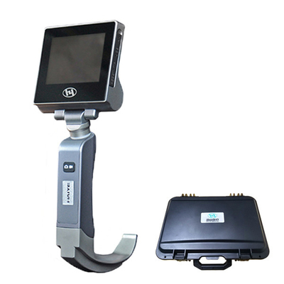 Laringoscopio de vídeo reutilizable con pantalla LED de 3,0 pulgadas certificado CE para vías respiratorias difíciles