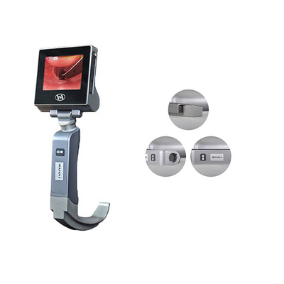 Laringoscopio de video rígido reutilizable LCD de 3 pulgadas con 5 cuchillas