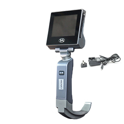 HYHJ - laringoscopio video disponible de acero inoxidable del kc con la batería recargable