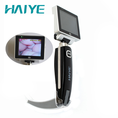 Laringoscopio video disponible portátil médico USB EMS de Haiye con 6 cuchillas de metal