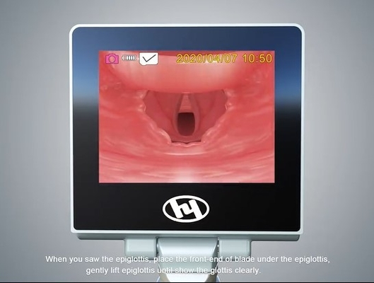3,0 laringoscopio video reutilizable de la exhibición 32 GB de equipamiento médico